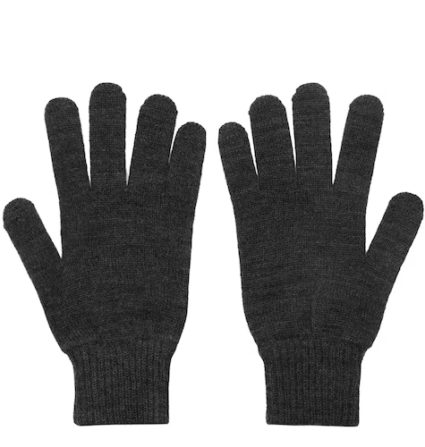 Men Grey Acrylic Gloves